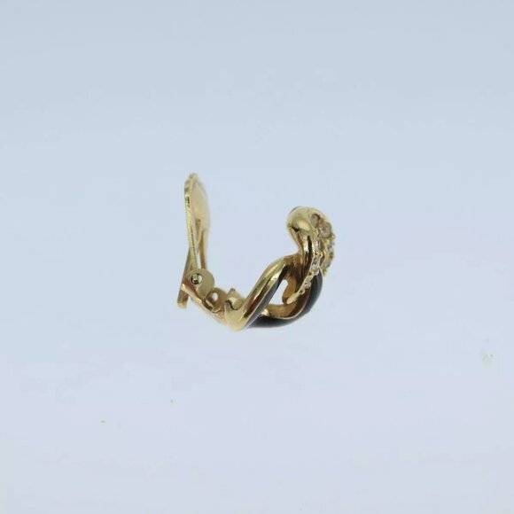 Christian Dior Earring metal Gold Tone Auth - Picture 5 of 12